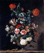 Abraham jansz.begeyn Flowers in a Stone Vase Sweden oil painting artist